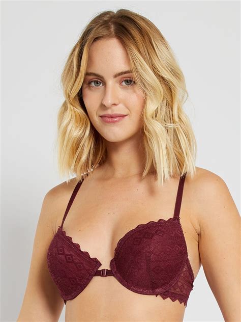 Soutien Gorge Push Up Mojito Lingerie Bordeaux Kiabi 13 00