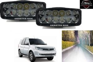 SMARTER RIDE 12 LED Fog Light High Power Fog Lamp For Tata Safari