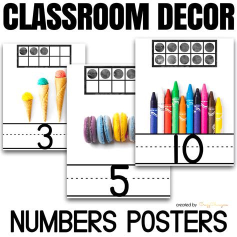 Numbers Posters For Classroom