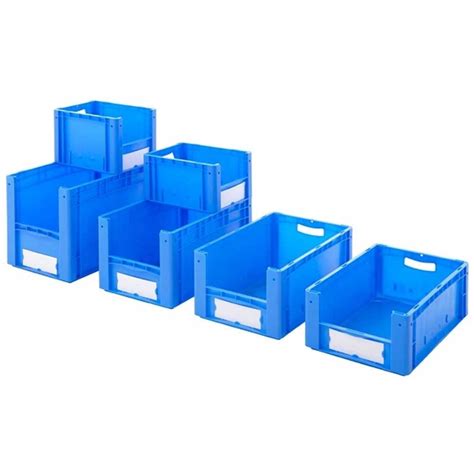 Great Value Euro Stacking Pick Bins Blue 6 Sizes