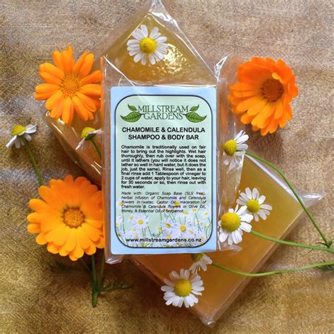 Chamomile And Calendula Vinegar Hair Rinse Millstream Gardens