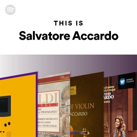 This Is Salvatore Accardo Playlist By Spotify Spotify