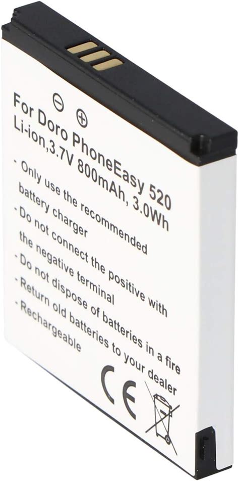 AccuCell Batterie De Rechange Compatible Avec Doro PhoneEasy 520 DBF