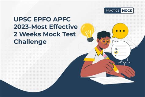 UPSC EPFO APFC 2023 Most Effective 2 Weeks Mock Test Challenge