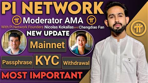 Pi Network New Update Pi Moderator AMA With Pi Network Founders