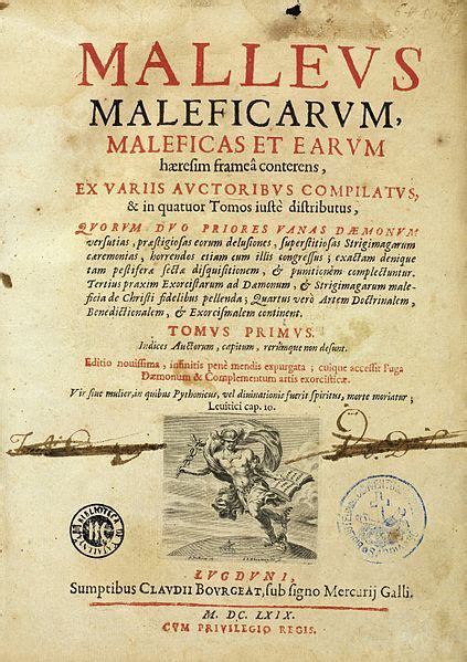 The Malleus Maleficarum The Hammer Of Witches Just History Posts