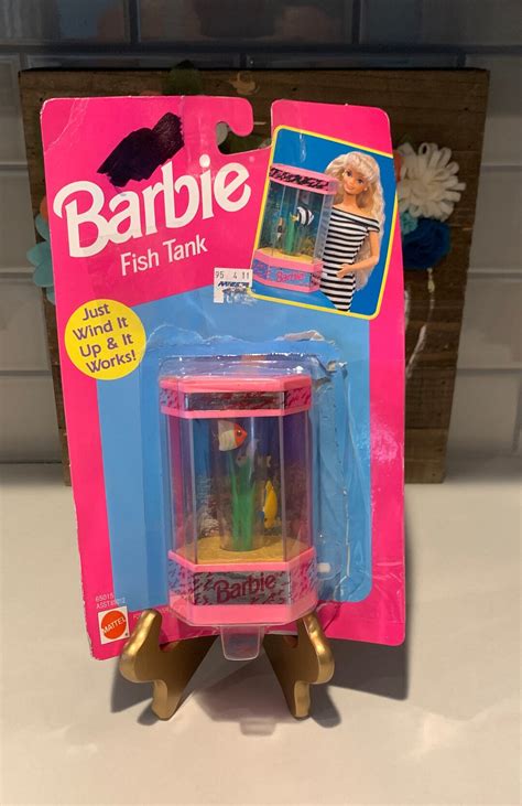 Barbie Fish Tank 1993 Barbie Home Accessories Collectable Barbie Fish ...