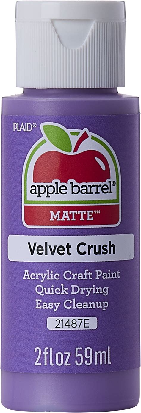 Apple Barrel Acrylic Craft Paint Matte Finish Purple Iris 2 Fl Oz