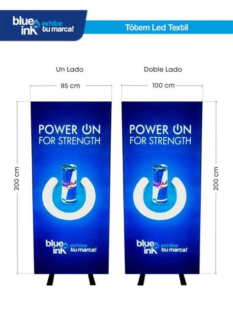 T Tem Led Textil Blueink