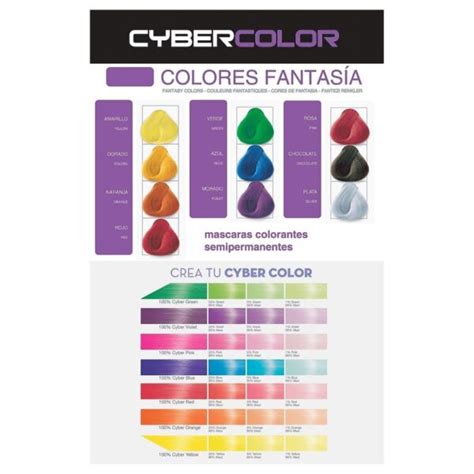 Tinte Color Fantasía Para El Cabello Semipermanente