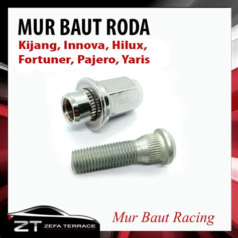 Jual Baut Mur Roda Innova Mur Baut Racing Mur Baut Velg Innova Fortuner