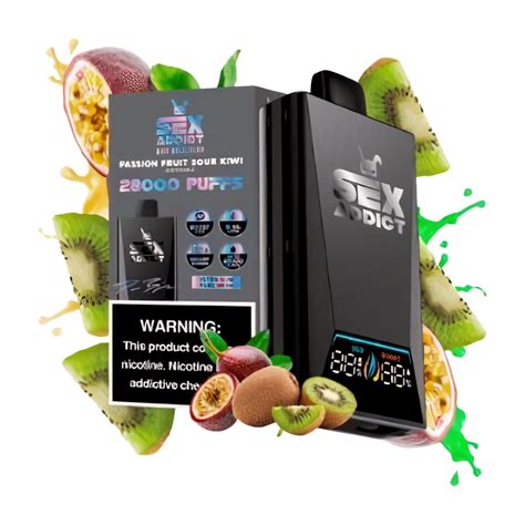 Pod Descartável Sex Addict S Passion Fruit Sour Kiwi Tabacaria Arahat e Presentes