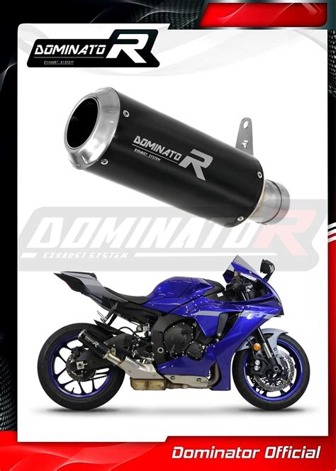 Yamaha Yzf R Rn Exhaust Silencer Muffler Gp Black