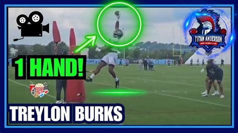 Treylon Burks Is Back Ready For The Saints Tennessee Titans Treylon