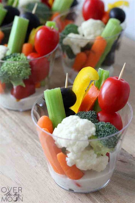 Easy Veggie Cups Over The Big Moon