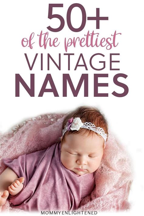 Pretty Vintage Girl Names Origins And Meanings Artofit