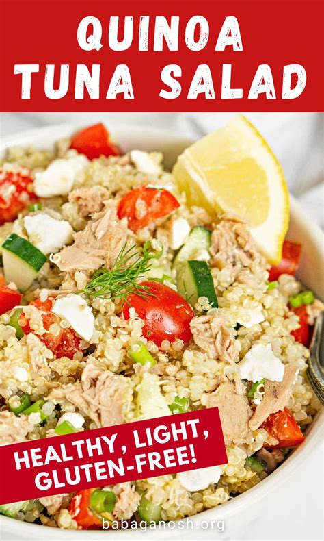 Quinoa Tuna Salad Babaganosh