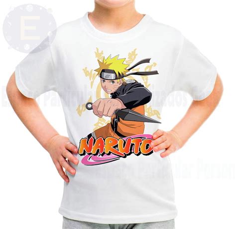 Camiseta Infantil Naruto Anime Mang Elo Produtos Especiais