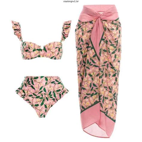 Biquíni vestido saida da praia feminino hot pants cintura alta