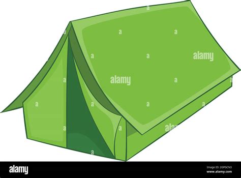 Tent Icon Cartoon Style Stock Vector Image Art Alamy