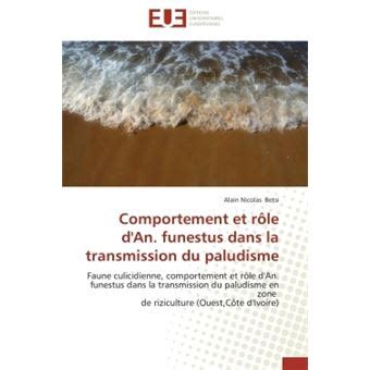 Comportement Et R Le D An Funestus Dans La Transmission Du Paludisme