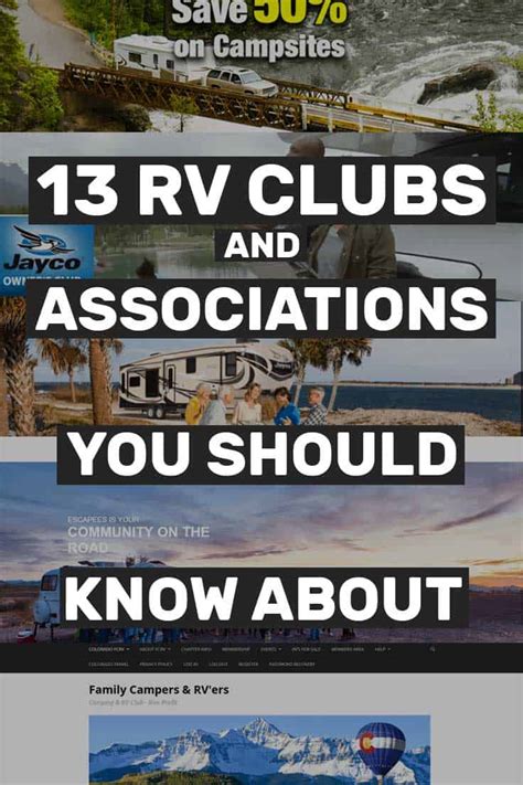 13 Rv Clubs And Associations You Should Know About