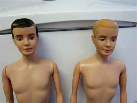 Vintage Ken Dolls Nude Flocked Hair Two Dolls No Shoes Or Clothes Pr