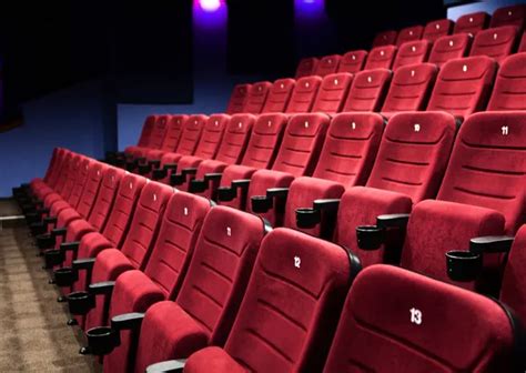 Rows of cinema seats - Stock Image - Everypixel