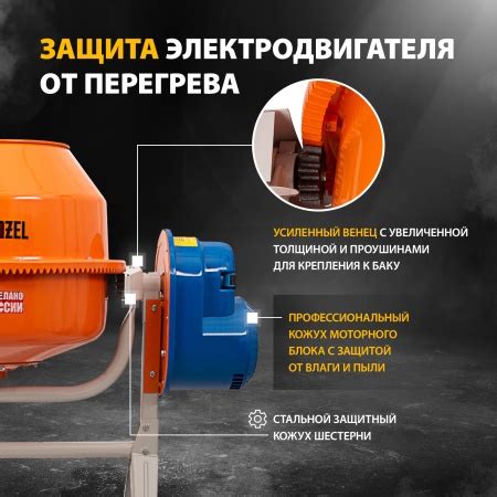 Бетоносмеситель B-160, 700 Вт, 160 л Denzel — Бетоносмесители — купить ...