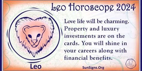 Leo Horoscope 2024 - Get Your Predictions Now! - SunSigns.Org