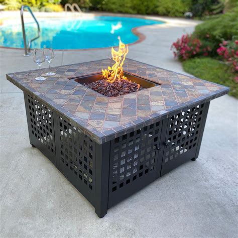 Octagon Fire Pit Table Thebigscred