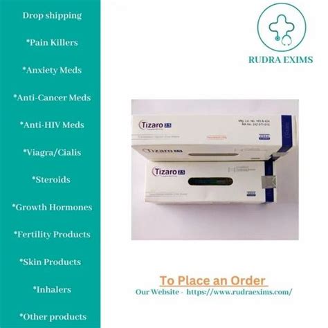 Tirzepatide Injection at Rs 8200/box | Pharmaceutical Injection in ...