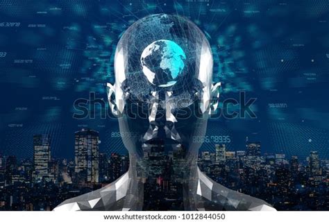 Aiartificial Intelligence Concept D Rendering Stock Photo