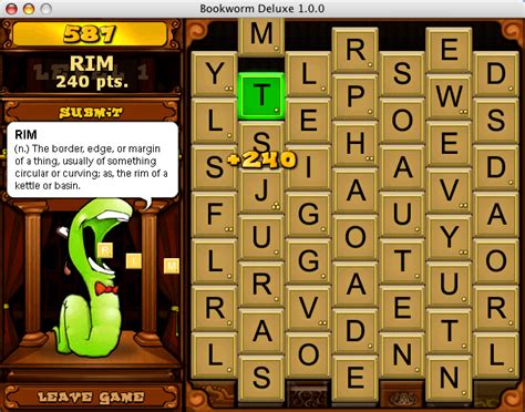 Bookworm Deluxe Screenshots For Macintosh Mobygames