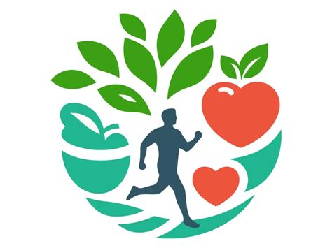 Healthy Lifestyle Logo Template PNG vector in SVG, PDF, AI, CDR format