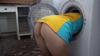Madrastra Se Atasca En La Lavadora Y La Follo Hasta Correrme En Su Concha XVIDEOS