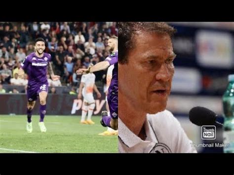 Grande Viola E Garcia Fiorentina Fio Prim Commento Conferenza