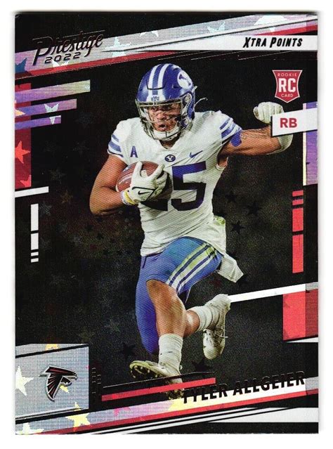 2022 Panini Prestige Rookies Xtra Points Astral 357 Tyler Allgeier