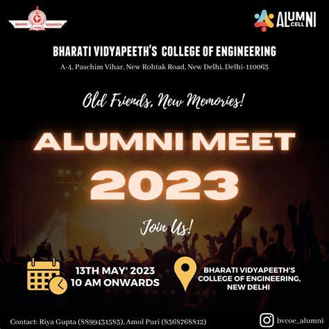 Alumni Meet 2023 – Bharati Vidyapeeths College of Engineering