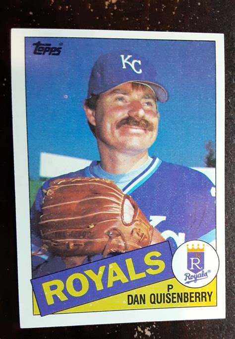 Topps Dan Quisenberry Pitcher Kansas City Royals Free