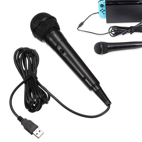 Ostent 3m Usb Wired Microphone Mic For Sony Ps4 Ps3 Nintendo Switch Wii U Wii Pc