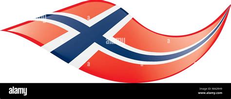 Bandera Noruega Volando Im Genes Vectoriales De Stock Alamy