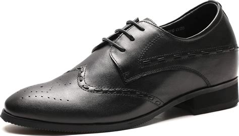 Faretti Elevator Shoes For Men 8 Cm Wedding Oxford Height Increasing