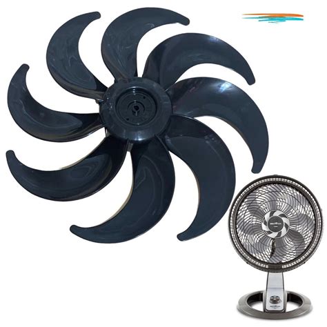 Hélice de Ventilador Britania 8pas 40cm Turbo Titaniu BVT480 no Shoptime