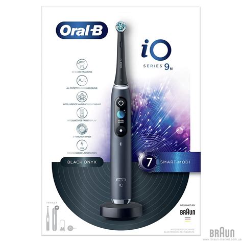 Электрическая зубная щетка Braun Oral-B iO Series 9N IOM9.1B2.2AD Black ...