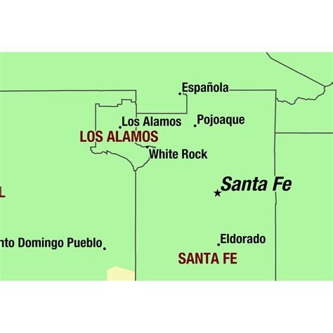 New Mexico 2024 Congressional Districts Wall Map By Mapshop The Map Shop