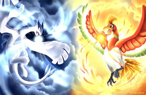 Lugia vs Ho-oh Print | Etsy