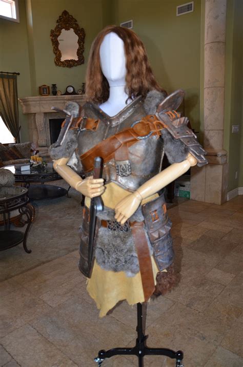 Womens Banded Iron Armor Inspired By Skyrim Elders Scroll V