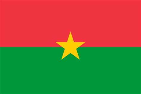 Burkina Faso flag color codes