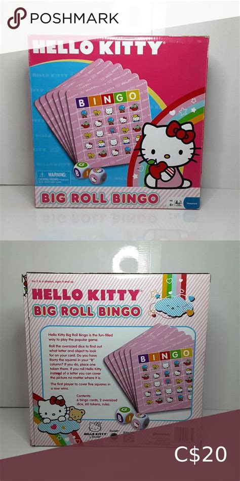 Hello Kitty Bingo Board Game Fun For Preschoolers And Families